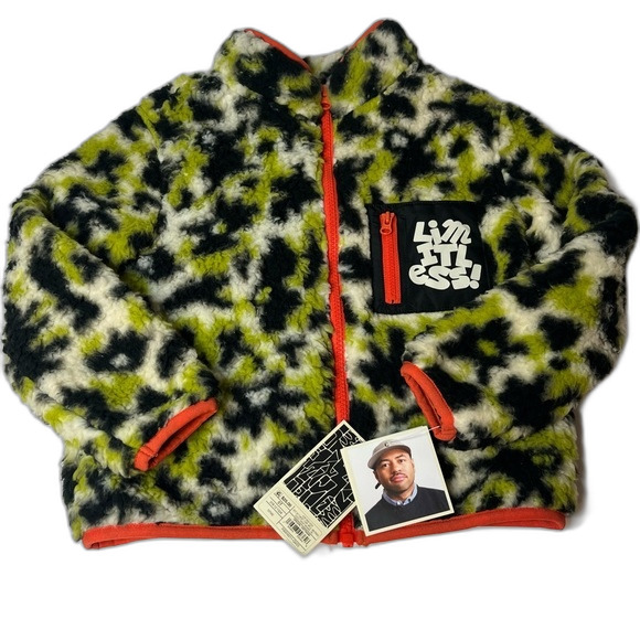 Target Black History Month Camouflage Fleece Sherpa Jacket Unisex Size 5T New! - Picture 7 of 10